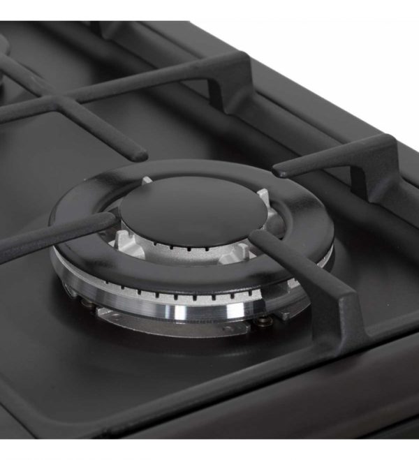 COCINA DE GAS RUSTICA 4 ZONAS 60CM NEGRA CORBERO CCSF6022NR - Imagen 4