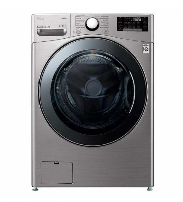LAVADORA CARGA FRONTAL 17KG INOX LG F1P1CY2T