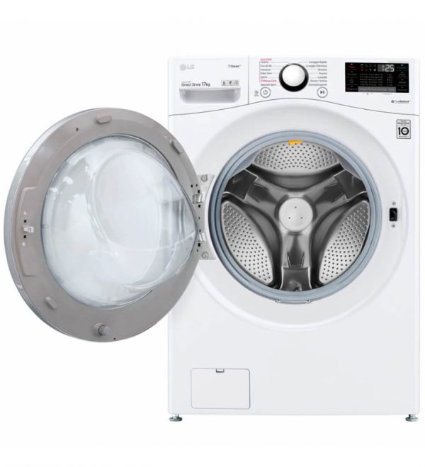 LAVADORA CARGA FRONTAL 17KG BLANCA LG F1P1CY2W.ABWQVES - Imagen 2