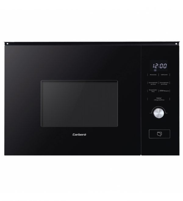 MICROONDAS ENCASTRABLE CON GRILL 20L 800W CORBERO CMICM20GLNINTEG