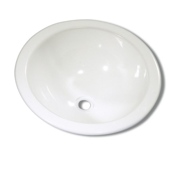 LAVABO REDONDO 36X30X14 BLANCO 202368