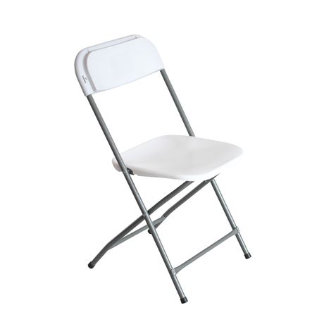 SILLA RESINA PLEGABLE 80X50X45CM BLANCA SUNGARDEN SG0101 SILLAS PLEGABLES