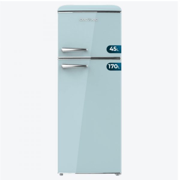FRIGORIFICO RETRO DOS PUERTAS 215L BOLERO COOLMARKET BLUE CECOTEC 02754
