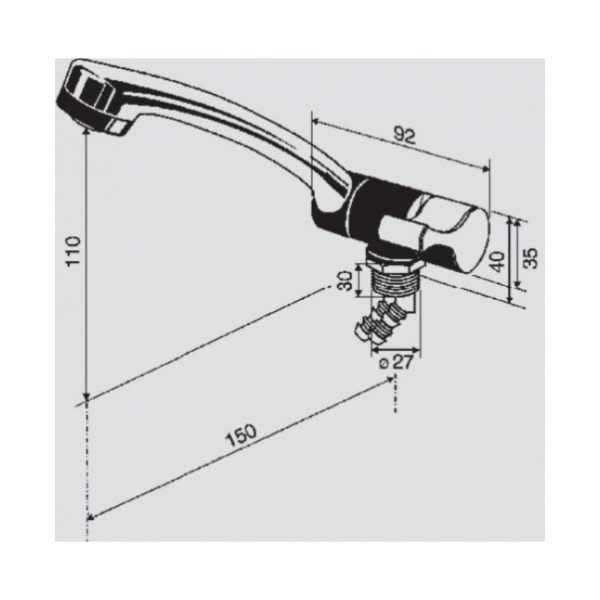 GRIFO STYLE 2002 CROMO 215146 - Imagen 2
