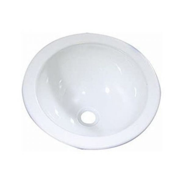 LAVABO REDONDO 29X23X12 BLANCO 202367