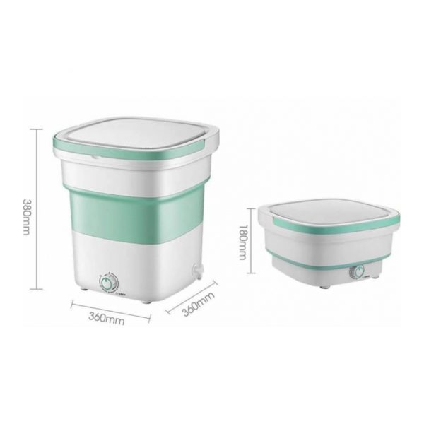LAVADORA PORTATIL RETRACTIL 1,5KG 115W 220V INCASA 122303 - Imagen 2