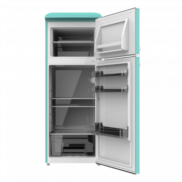 FRIGORIFICO RETRO DOS PUERTAS 215L BOLERO COOLMARKET GREEN CECOTEC 02755 - Imagen 3