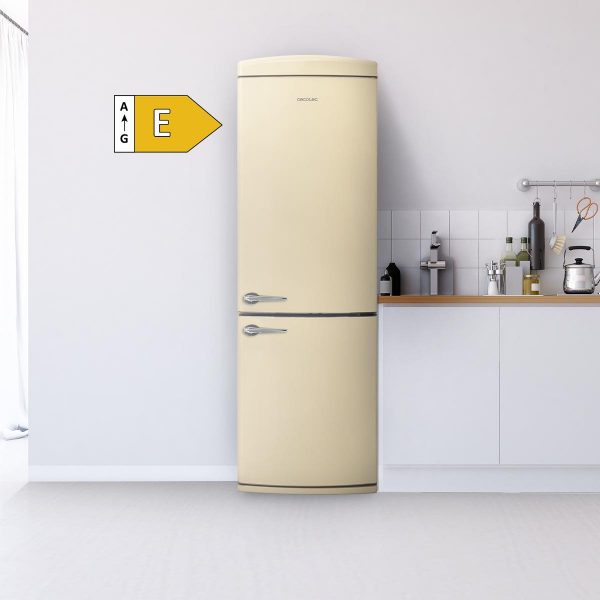 FRIGORIFICO RETRO COMBI NO FROST 294L BEIGE CECOTEC 02729 - Imagen 4