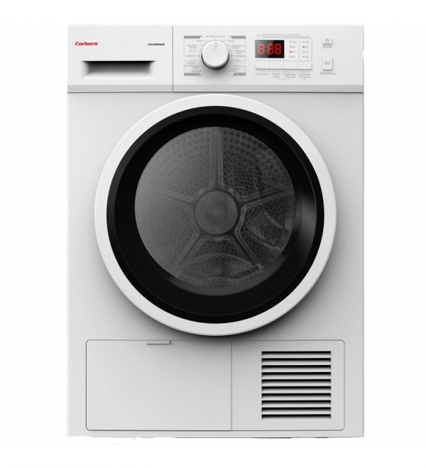 SECADORA CONDENSACION CARGA FRONTAL 8KG BLANCA CORBERO CSCEM8084W