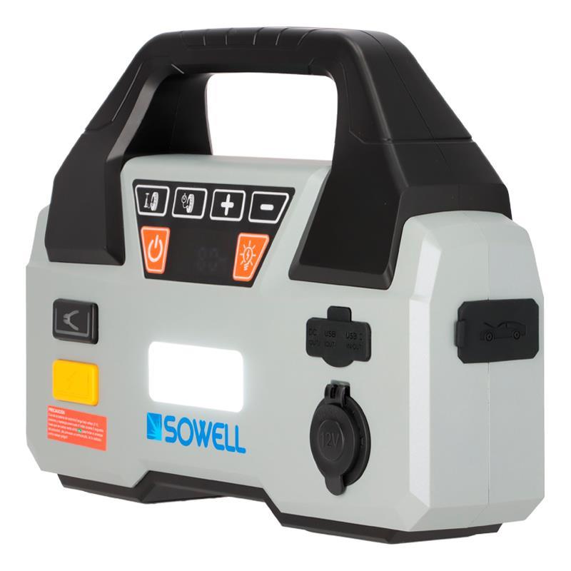 ARRANCADOR BATERIAS CON COMPRESOR 20.000MAH SOWELL SW1184 - Imagen 6