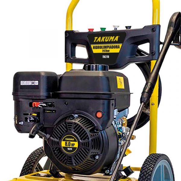 HIDROLIMPIADORA GASOLINA 8HP 207BAR TAKUMA TK278 - Imagen 3