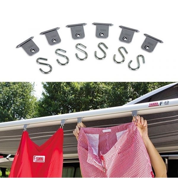 KIT COLGADORES AWNING HANGERS FIAMMA 250008 - Imagen 2