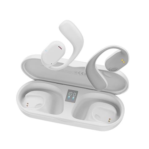AURICULARES TWS X25 PANTALLA DIGITAL + CONDUCCION DE AIRE BLANCO XO XOX25WH AURICULAR INALAMBRICO AURICULARES INALAMBRICOS AURICULAR POR BLUETOOTH AURICULARES POR BLUETOOTH