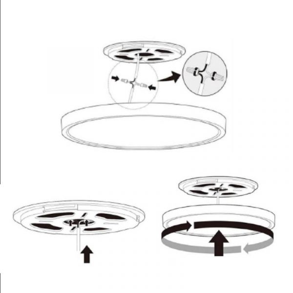 APLIQUE LED INTELIGENTE RGB 23W AIRMEC AM131481 - Imagen 5