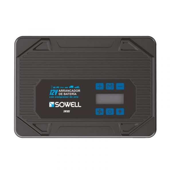 ARRANCADOR BATERIAS CON COMPRESOR 14.000MAH SOWELL SW1185 - Imagen 2
