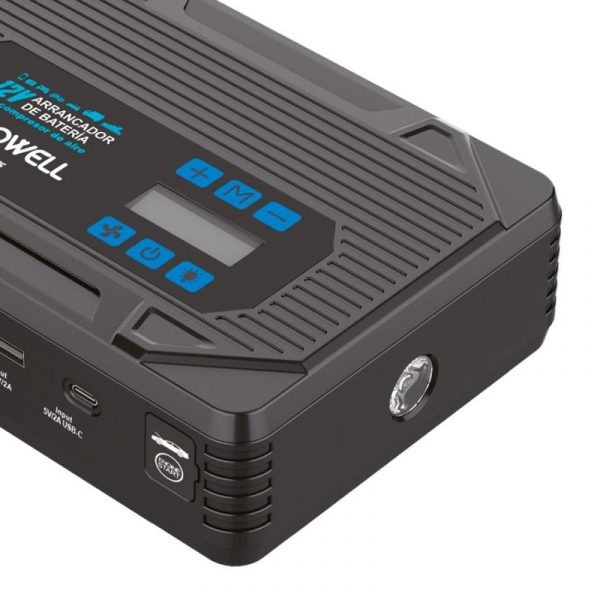 ARRANCADOR BATERIAS CON COMPRESOR 14.000MAH SOWELL SW1185 - Imagen 3