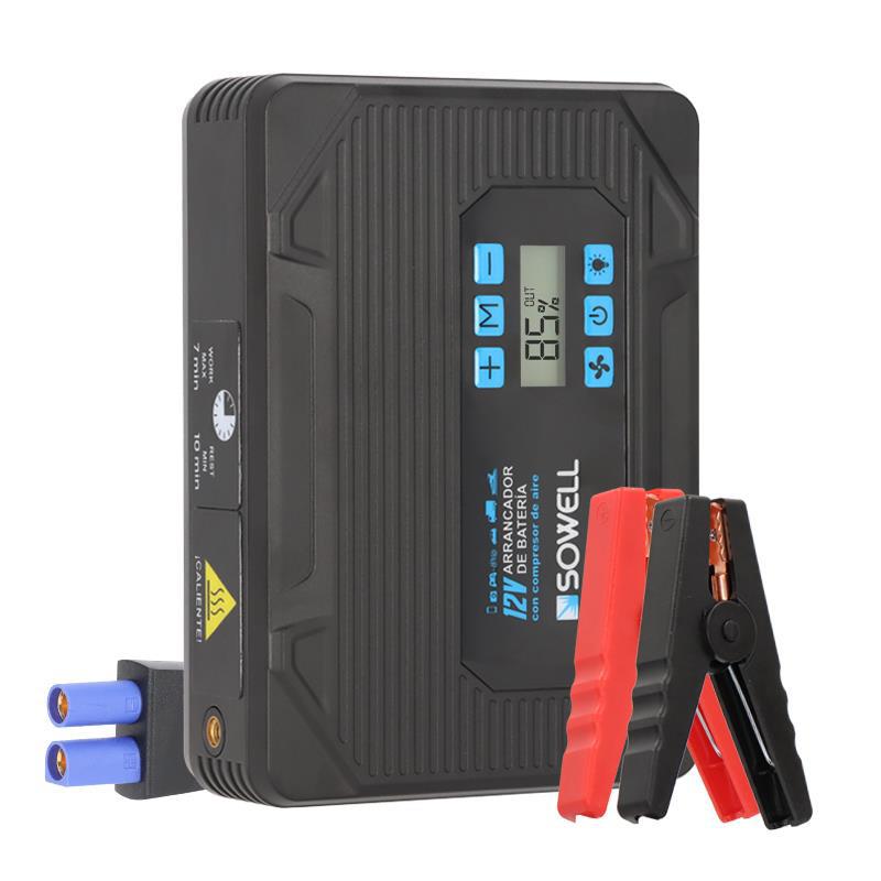 ARRANCADOR BATERIAS CON COMPRESOR 14.000MAH SOWELL SW1185