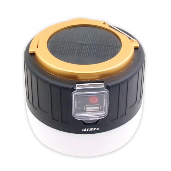 LUZ SOLAR LED RECARGABLE CAMPING 5W 350 LUMENS AIRMEC AM131520 - Imagen 3