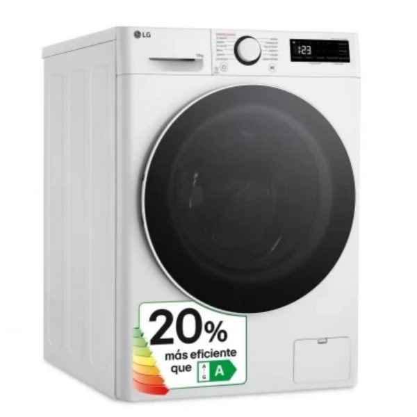 LAVADORA CARGA FRONTAL 13KG BLANCA LG F4WR6013A0W
