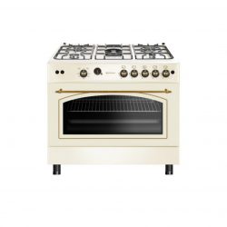 COCINA DE GAS 5 ZONAS 90CM RUSTICA CREMA JOHNSON COCI90BRC