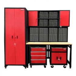 ARMARIO MODULAR TALLER NEGRO-ROJO FARGO TOOLS FT1168
