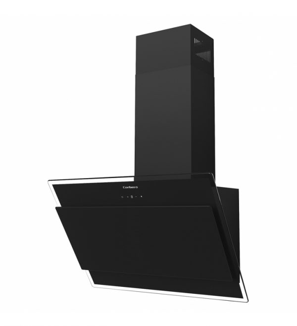CAMPANA DECORATIVA DE PARED NEGRA CORBERO ONEGA675B