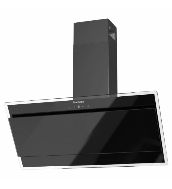 CAMPANA DECORATIVA DE PARED NEGRA CORBERO ONEGA975B