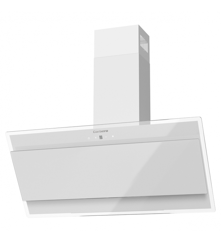 CAMPANA DECORATIVA DE PARED BLANCA CORBERO ONEGA975W CAMPANAS DECORATIVAS CAMPANAS PARA COCINAS CAMPANA DE COCINA