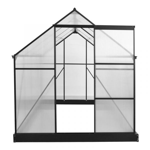 INVERNADERO DE ALUMINIO Y POLICARBONATO 250x190x207CM (4.8M2) AIRMEC AM131524 - Imagen 3