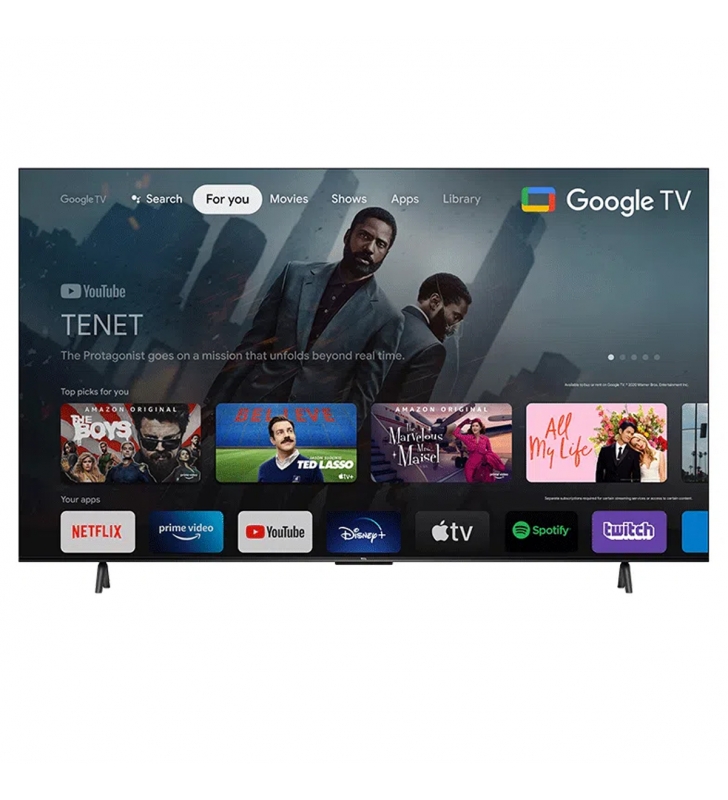 TELEVISOR 75" SMART TV 4K UHD TCL 75P631  TELEVISORES DE SETENTA Y CINCO PULGADAS TV TELEVISION TELEVISIONES
