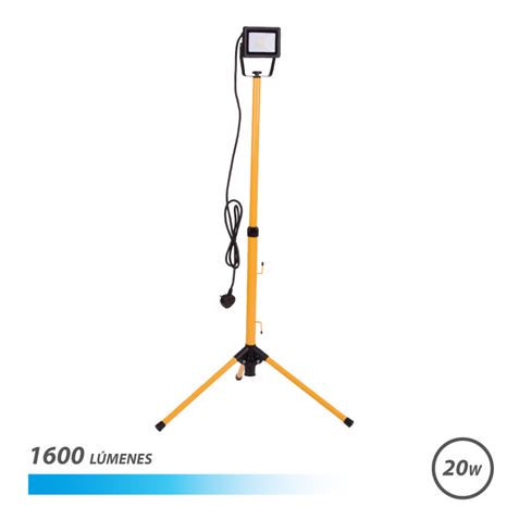 FOCO LED TRIPODE 20W 6500K ELBAT EB0556 FOCOS CON TRIPODES