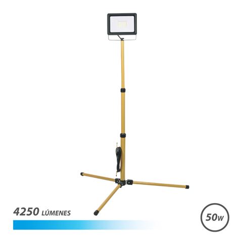 FOCO LED TRIPODE 50W 6500K ELBAT EB0557  FOCOS CON TRIPODES