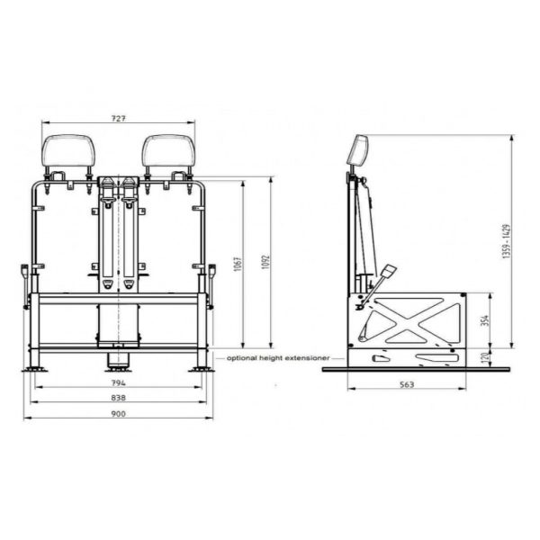 ASIENTO ESTRUCTURA OKB EESAFE TOP ISOFIX 105321 - Imagen 7