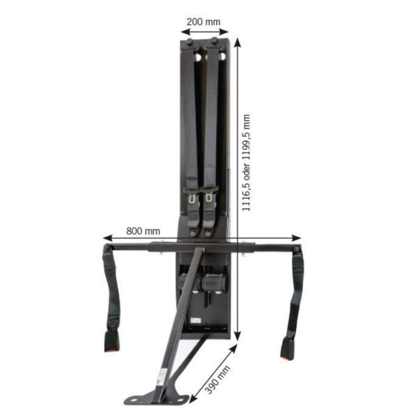 ESTRUCTURA ASIENTO X250/X290 CTA V1 105309 - Imagen 2