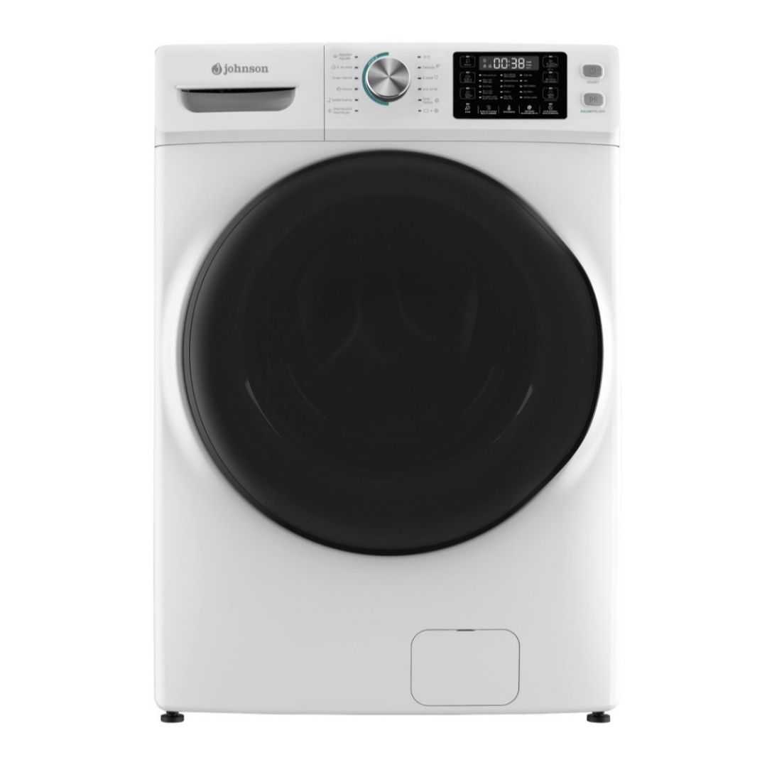 LAVADORA CARGA FRONTAL 18KG BLANCA JOHNSON TURIA180 LAVADORAS CARGAS FRONTALES DE 18 KILOS