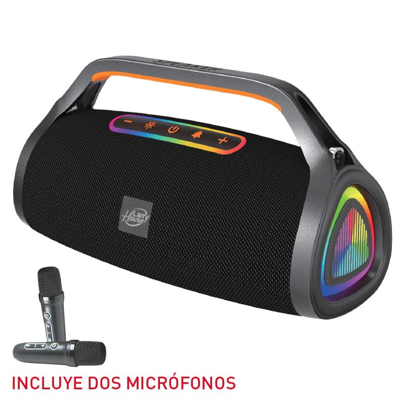 ALTAVOZ + 2 MICROFONOS SERIE GRUNGE 40W LARRYHOUSE LH2161 ALTAVOCES PORTATILES ALTAVOZ INALAMBRICO ALTAVOCES INALAMBRICOS