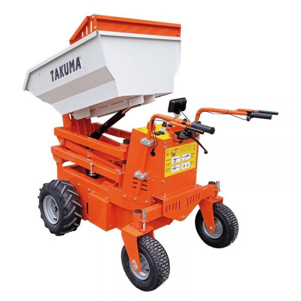 CARRETILLA ELECTRICA CON DUMPER ELEVACION+VUELCO 500KGS 1.000W TAKUMA TK284
