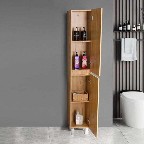 COLUMNA BAÑO ROBLE NODI SERIE SILVIA 182X30X25CM BENOTTI BT2826 - Imagen 2