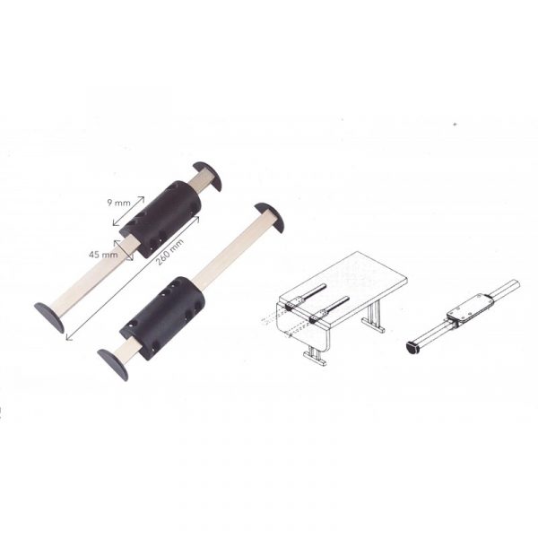 JUEGO SOPORTE MESA EXTENSIBLE 2UND 151780 - Imagen 2