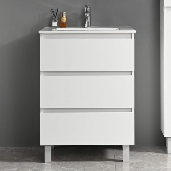 MUEBLE BAÑO BLANCO SERIE RANIA 60X46X85CM BENOTTI BT2821