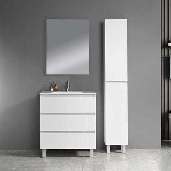 MUEBLE BAÑO BLANCO SERIE RANIA 80X46X85CM BENOTTI BT2822 - Imagen 2