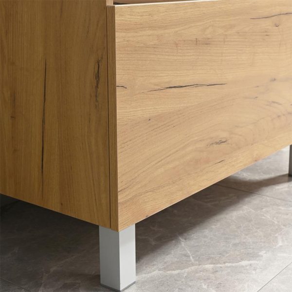 MUEBLE BAÑO ROBLE NODI SERIE PAOLA 80X46X85CM BENOTTI BT2824 - Imagen 3