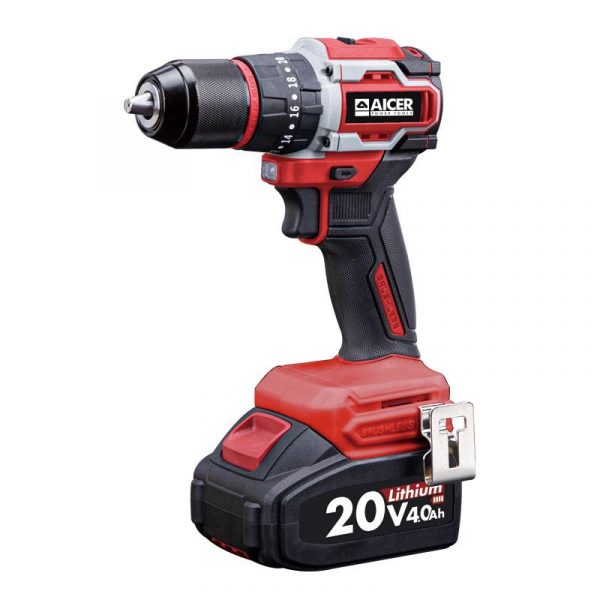 PACK RADIAL + TALADRO + LLAVE IMPACTO 20V ONLY ONE (2X4.0AH) AICER AC1735 - Imagen 4