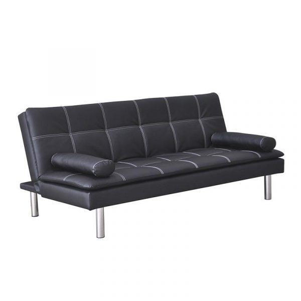 SOFA CAMA NEGRO 180X78X93CM MOMI MO1149