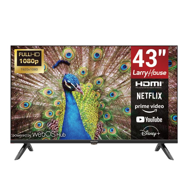 TELEVISOR 43" FULL HD SMART TV BLUETOOTH LARRYHOUSE LH2143 TELEVISOR DE CUARENTA Y TRES PULGADAS TELEVISORES TELEVISION TELEVISIONES TV