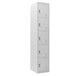 TAQUILLA METALICA 5 PUERTAS 1800X300X500MM CROMAD CR1181