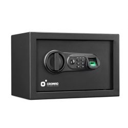 CAJA FUERTE ELECTRONICA CON DETECTOR DE HUELLA 200X310X200MM CROMAD CR1196