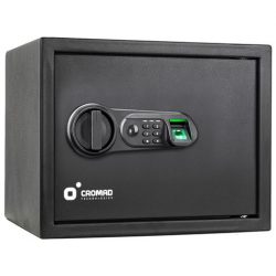 CAJA FUERTE ELECTRONICA CON DETECTOR DE HUELLA 300X380X300MM CROMAD CR1198