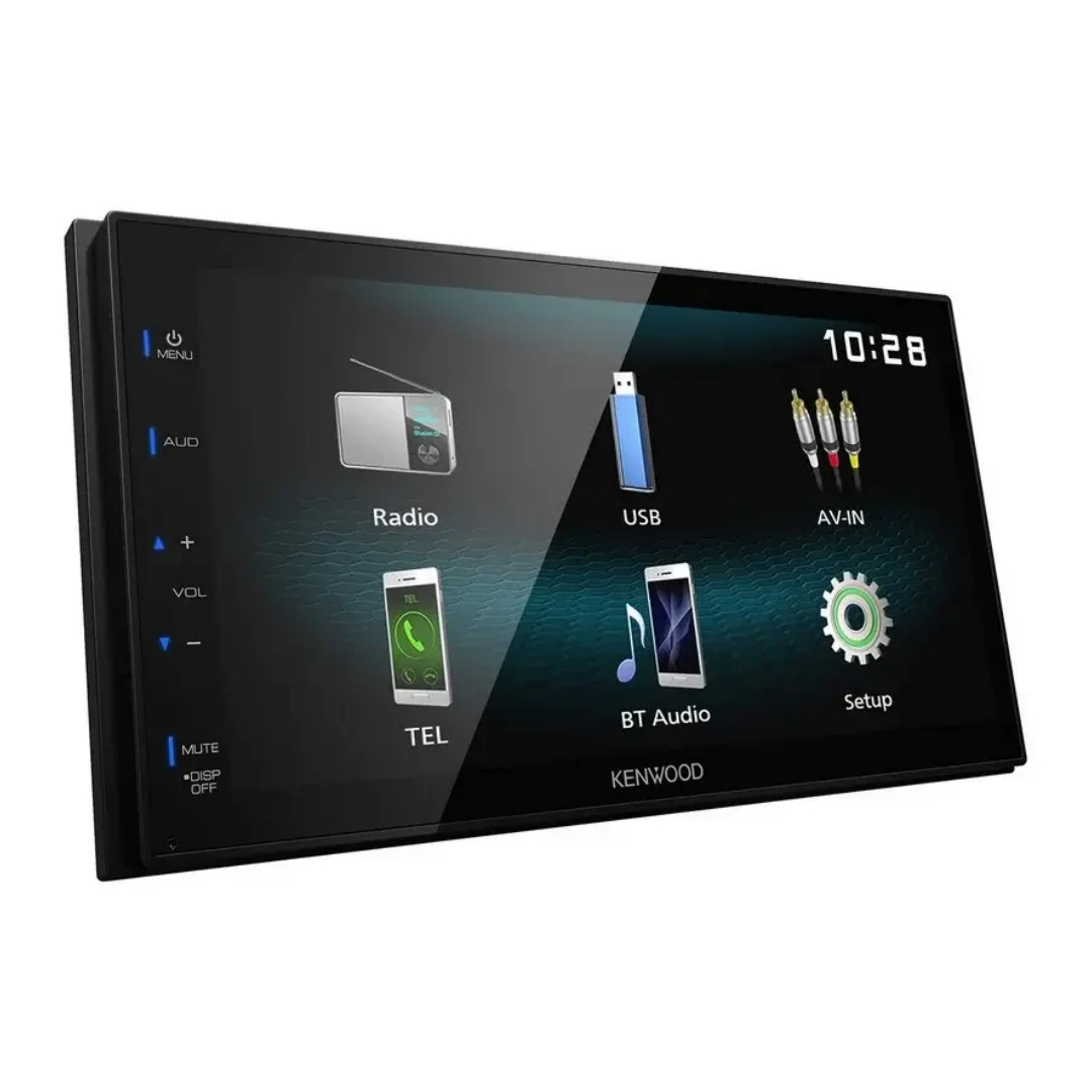 PANTALLA MULTIMEDIA 6.8" WVGA CON BT KENWOOD DMX120BT PANTALLAS PARA COCHES PANTALLAS DE COCHE PANTALLAS MACROM AUTORADIO AUTORADIOS PANTALLAS CAR