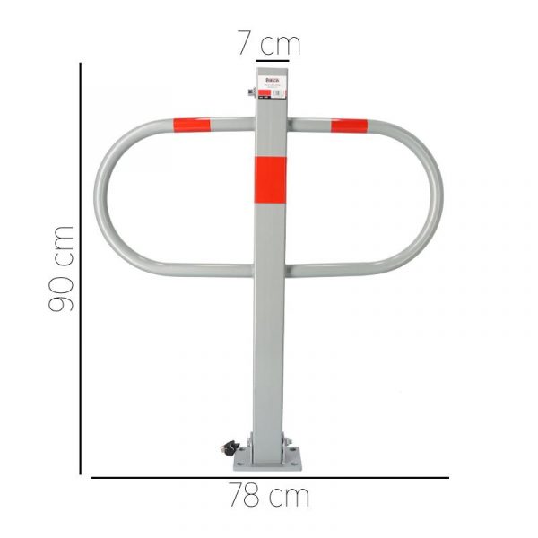 BARRERA DE PARKING 78X7X90CM PAMACON PM1761 - Imagen 2